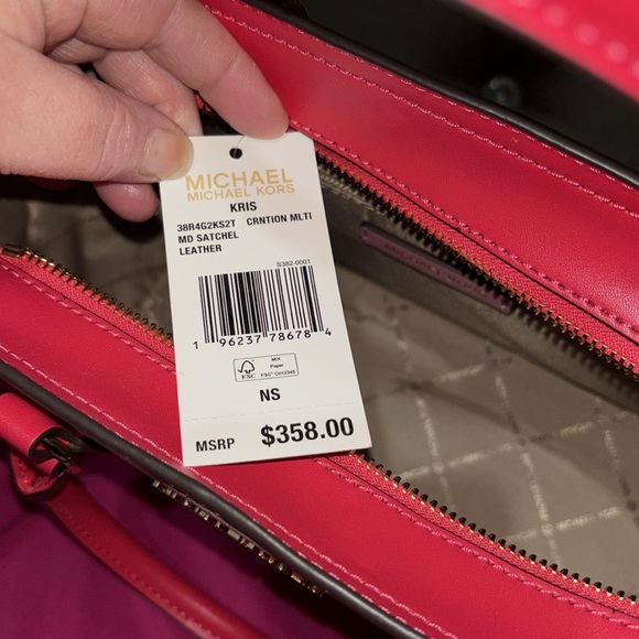 NWT Michael Kors Kris Medium Satchel - Picture 9 of 11